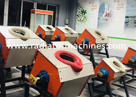 Mua Lò nung chảy kim loại cảm ứng công nghiệp tần số trung bình 25KW Công suất 5KG cho thép đồng nhôm sản xuất trực tuyến