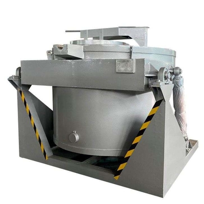 Lò cảm ứng nóng chảy kim loại quay 2000kgs cho phế liệu nhôm