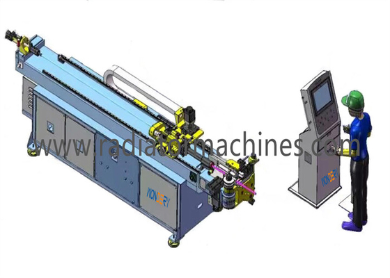 Máy uốn tự động bằng dầu điện Hybird Servo Tube 200mm cho phụ tùng xe máy