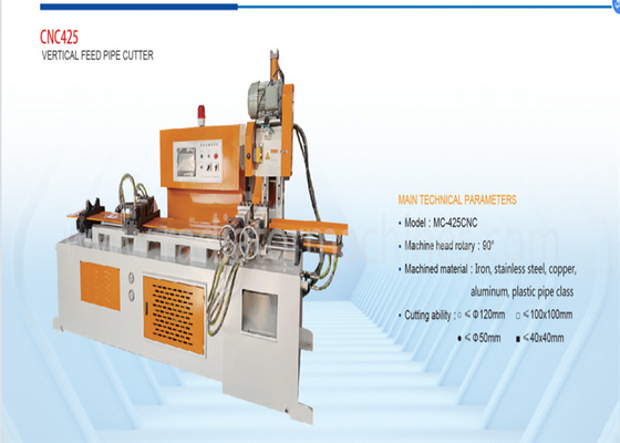 Máy uốn cong tự động sạch sẽ thuận tiện cho cắt ống