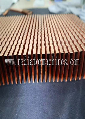 1-12 mm chiều cao vây Radiator Vây máy cho Quatomized Vây chiều dài
