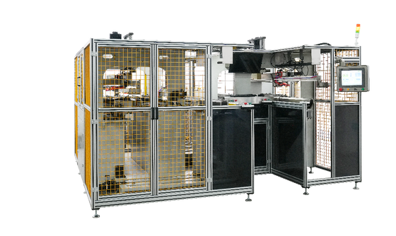 200-800mm Header Plate Pitch. ∙ Twin-Machine Linked Radiator Water Chamber Crimping Line. ∙ Synchronous 4-Side Crimping & Mixed-Flow Production System for Aluminum-Plastic Radiators ∙