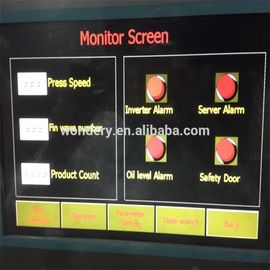 Bộ tản nhiệt tự động 120 SPM Máy làm vây lượn sóng phẳng trên cùng