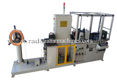 Máy làm tản nhiệt bằng đồng Fin Điều khiển servo AC với tốc độ nạp 60 M / phút