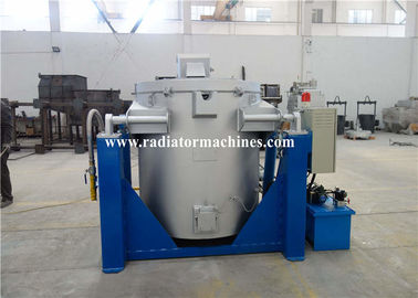 Lò nung kim loại / nhôm nóng chảy với hệ thống đốt ống 350kg