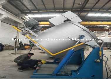 Thiết bị nung chảy kim loại khí phế liệu nhôm ISO 800kg với hệ thống đốt ống
