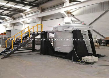 Lò nung nhôm kim loại điện nóng chảy Nghiêng 500kg Điện trở 75kW