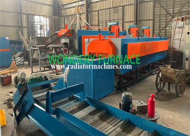 Lò nung băng tải liên tục 500kg / H để xử lý nhiệt bằng trục vít và đinh bê tông