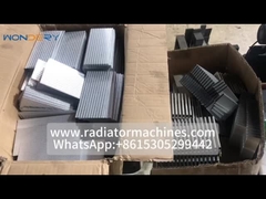 Nhôm, đồng, thép không gỉ Máy trao đổi nhiệt Máy làm mát Vòng sưởi